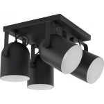 TK Lighting lubinis &scaron;viestuvas Spectra Black 4