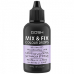 Atspalvį suteikianti makiažo priemonė mažinanti gelsvą bei papilkėjusį veido atspalvį Gosh Mix & Fix Colour Drops, 003 Purple, 30 ml