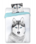 Vaiki&scaron;kas patalynės komplektas 3 D Wild Husky, 2 dalių