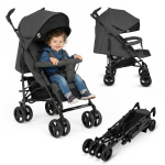 Vežimėlis-skėtukas Lionelo Irma Dark Grey