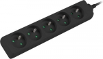 Ilgiklis Lanberg PS0-05E-0150-BK 1.5 m