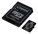 Atminties kortelė telefonui Kingston microSDHC 64GB