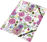 A4 aplankas su lipduku "gėlės", Panta Plast