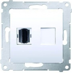 Simon 54 Hdmi lizdas, baltas, Dghdmi.01/11