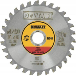 Dewalt metalo pjovimo diskas 140x20mm, 30 dantų