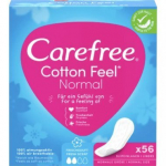 Higieniniai įklotai Carefree Cotton Feel Normal Fresh, 56 vnt