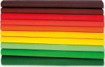 Happy Color gofruotas popierius 25x200cm - Rudens spalvos, 10 ritinėlių