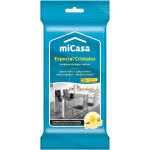 Micasa drėgnos servetėlės stikliniams pavir&scaron;iams, 15 vnt.