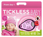 TickLess Baby ultragarsinis pakabukas nuo erkių ir blusų kūdikiams rožinis