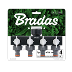 Vožtuvo dozatorius su 4 i&scaron;leidimo angomis 1 "- 3/4" Bradas