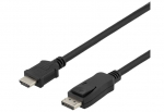Deltaco, HDMI/DP, 3m