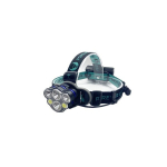Galvos žibintas Ultra T6 2x 10W + XP-E 2x 3W 500lm 2x 18650 1200mAh Li-Ion