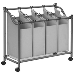 Songmics skalbinių krep&scaron;ys 4 x 35 L