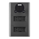 Dviejų kanalų įkroviklio rinkinys ir dvi SPJB1B baterijos Newell DL-USB-C, skirtos GoPro Hero 8
