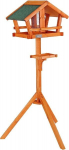 Medinis pauk&scaron;čių namelis Lionto, rudas, 120 cm