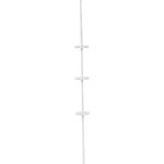 Teleskopinė vonios kambario lentyna 250 cm, Teleskopinė vonios kambario lentyna maks. 250 cm