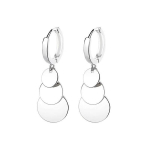 Sidabriniai auskarai moterims Sidabra Jewelry Plate E005