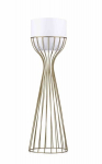 Modernus metalinis gėlių stovas Loft, 68 cm, baltas