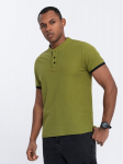 Polo mar&scaron;kinėliai vyrams Ombre Clothing 0156 124591-7, žali