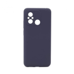 Connect Soft Touch silikoninis dėklas Xiaomi Redmi 12C Midnight Blue