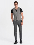 Liemenė vyrams Ombre Clothing 124329-7, pilka