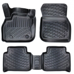 Guminiai kilimeliai juodi 3d renault zoe (2012-...) rizline