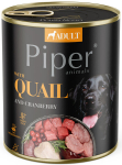 Dolina Noteci Piper Animals with quail  su putpelių mėsa ir spanguolėmis, 800 g