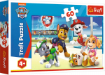 Dėlionė &Scaron;unyčiai patruliai Trefl (Paw Patrol), 60 d.