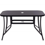 Sodo stalas Springos GF0077, juodas