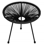 Sodo stalas Springos GF0090, juodas