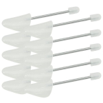 Batų kurpaliai, 5 poros, baltos spalvos, plastikas, eu 38&ndash;44