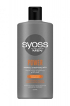 Energizuojantis &scaron;ampūnas vyrams su kofeinu Syoss Men Power Shampoo, 500 ml