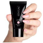 Nagų priauginimo gelis Semilac Acrylgel Elasting Flexy, Pudding Rose, 30 g