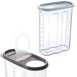 Birių produktų indas, 2,4 l, Birių produktų indas su dozatorius metavimo 2,4 l