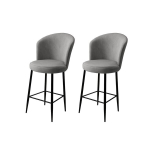 Baro kėdė (2 vienetai) Alte - Grey, Black
