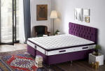 Čiužinys Purple 160x200 cm Double Size Padded Soft Mattress