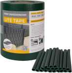 Thermoplast tvoros juosta lite 19cmx35m, žalia, polipropilenas, 450 gr./m&sup2;