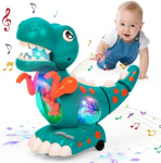 Muzikinis dinozauras su &scaron;viesomis ir garsais Chanko