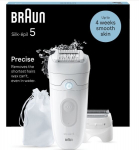 Epilatorius - BRAUN - Silk Epil 5-041 - 28 MicroGrip &scaron;erpetų - Wet & Dry technologija - 40 min. autonomija