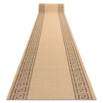 Kilimėliai sizalis FLOORLUX dizainas 20014 mais / kava 70 cm, 70x290 cm