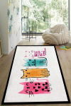 Asir kilimas Baby Cats 80x150 cm