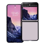 Telefono dėklas Focus Case Samsung Galaxy Z Flip 5 5G, skaidrus/juodas