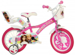Vaiki&scaron;kas dviratis Barbie, 16", rožinis