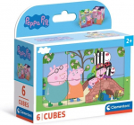 Kubelių dėlionė Clementoni Peppa Pig, 6 d.