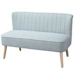 2 vietų sofa, mink&scaron;ta apmu&scaron;alai, lengvai prižiūrimi apmu&scaron;alai, iki 150 kg, 117 x 56,5 x 77 cm, &scaron;viesiai žalia