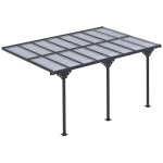 Pavesinė Outsunny, 4x3 m, pilka