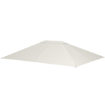 Pakaitinis pavėsinnės uždangalas Outsunny, 4x3 m, smėlio spalvos