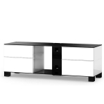 "Sonorous" MD9540 HIGH GLOSS B-HBLK-WHT - juodas stiklas, juodas aliuminis (SHINE), balta spalva