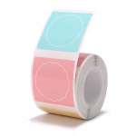 NIIMBOT Etiketės Apskritos 34mm COLOR B serijos 200vnt B21/B1/B3S