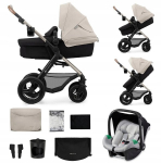 Universalus vežimėlis Kinderkraft Moov 2 Air 3in1, Moonlight Grey